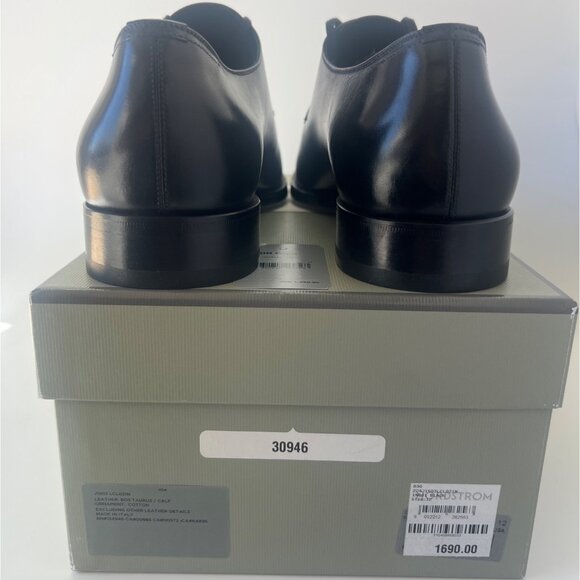 Tom Ford Leather Bos Taurus Men Shoes Formal Dress Shoes Size US12 - Picture 11 of 15